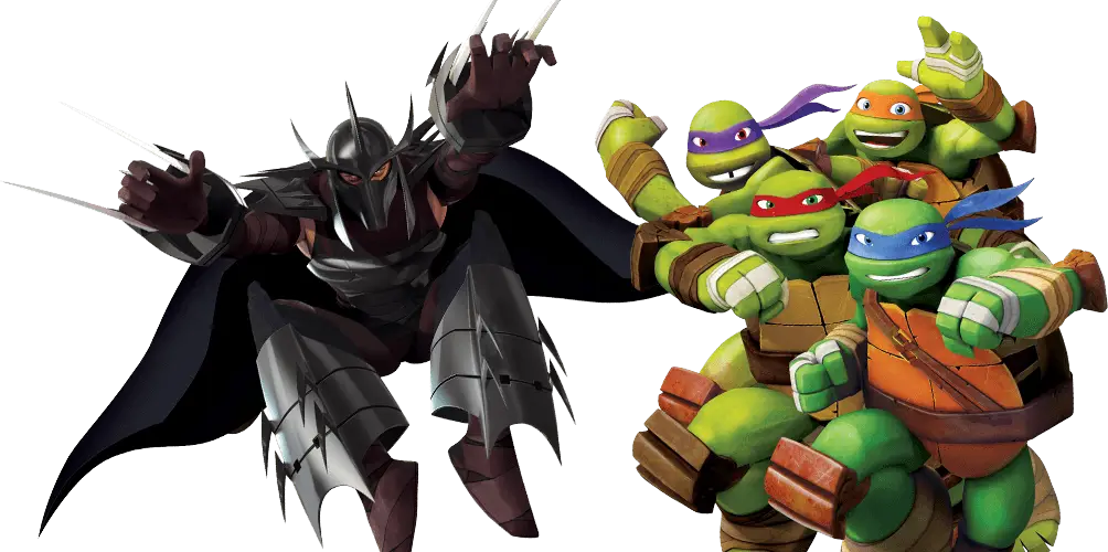 Ninja Turtles and Shredder