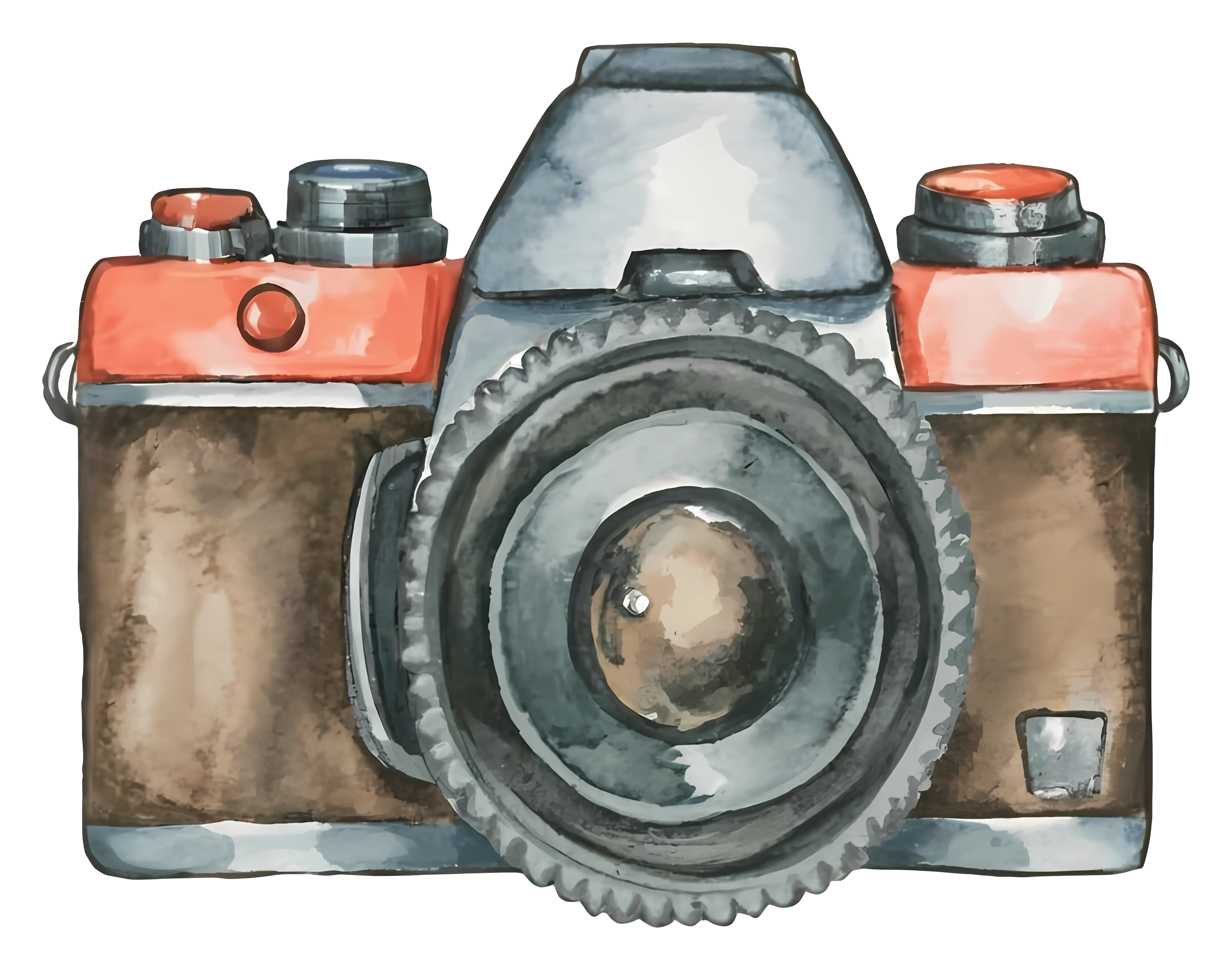 Illustration of a Vintage Camera