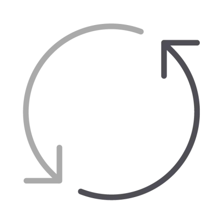 Minimalist Circular Update Icon Design