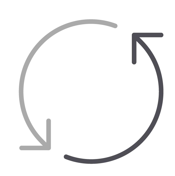 Minimalist Circular Update Icon Design