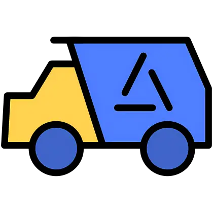 Recycling Truck Illustration