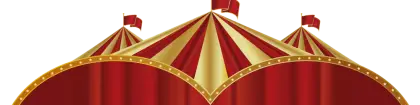 Red and Gold Circus Tent