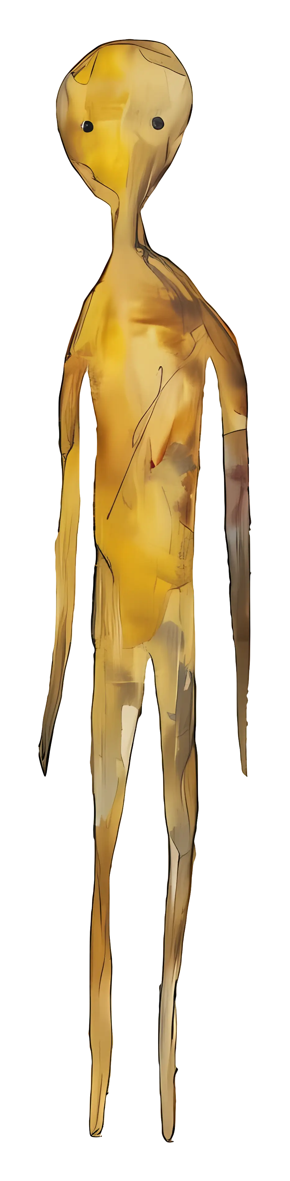 Abstract Alien Figure