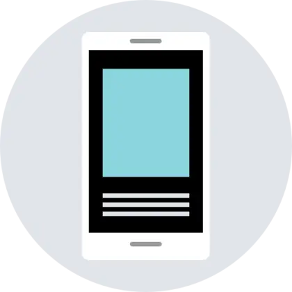Smartphone Icon in Modern Design