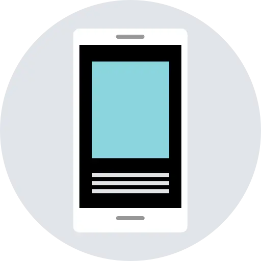 Smartphone Icon in Modern Design