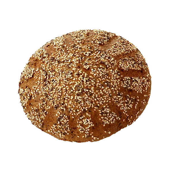 Whole Grain Sesame Bread Bun for Healthy Meals