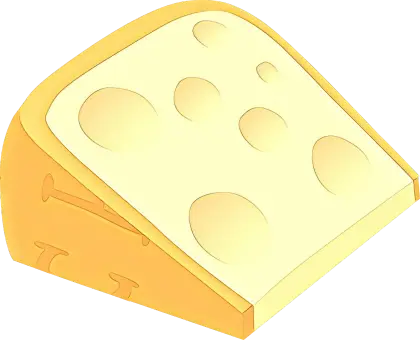 Illustration of a Cheese Slice