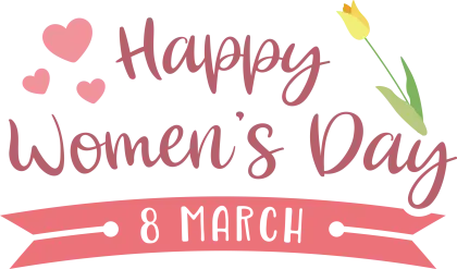 Happy Women&#039;s Day 8 March Banner