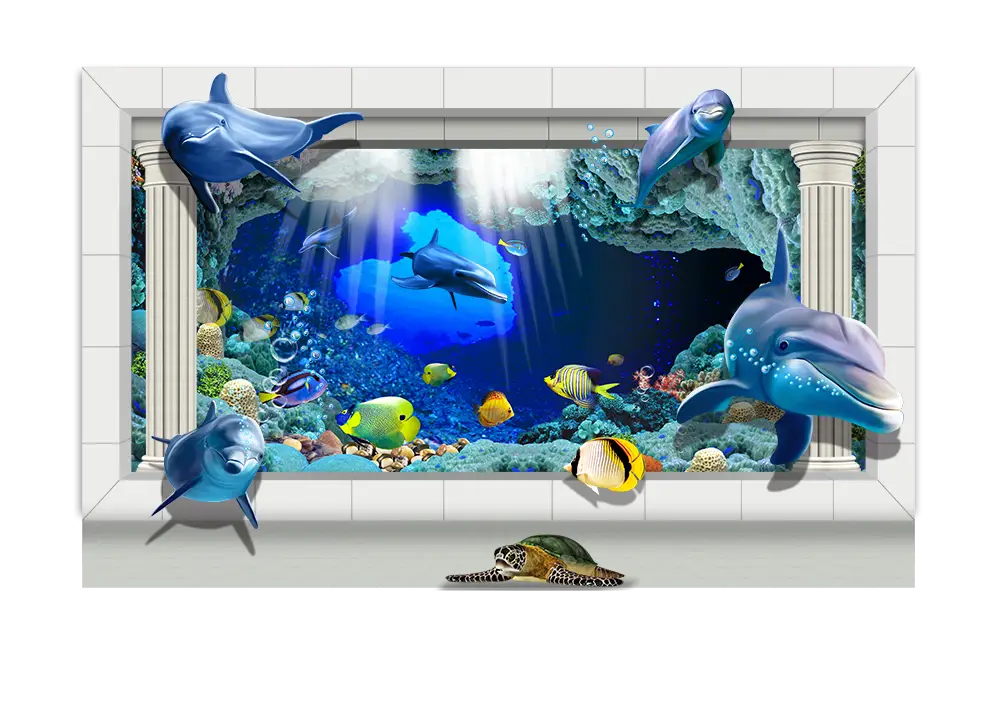 Beautiful Aquarium with Marine Life