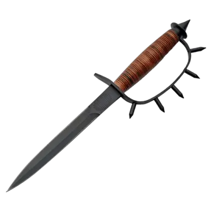Spiked Knuckle Dagger with Handle
