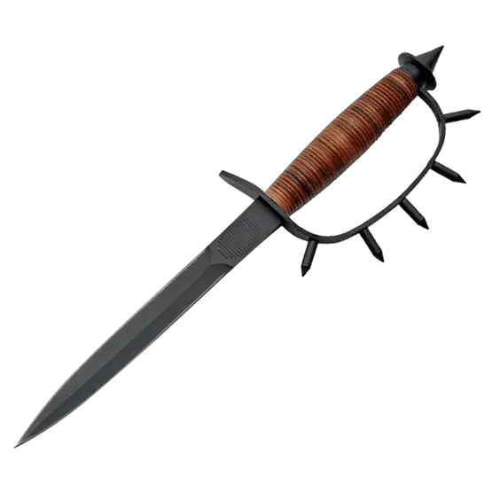 Spiked Knuckle Dagger with Handle
