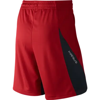 Red Sports Shorts with Black Design