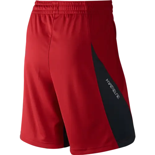 Red Sports Shorts with Black Design