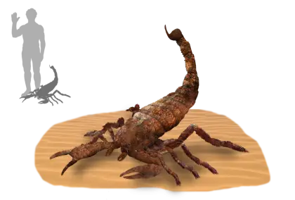 Giant Scorpion in Desert