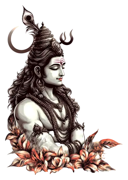 Shiva Deity Illustration