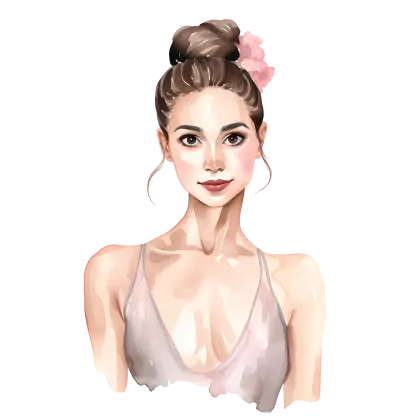 Beautiful Woman Digital Illustration