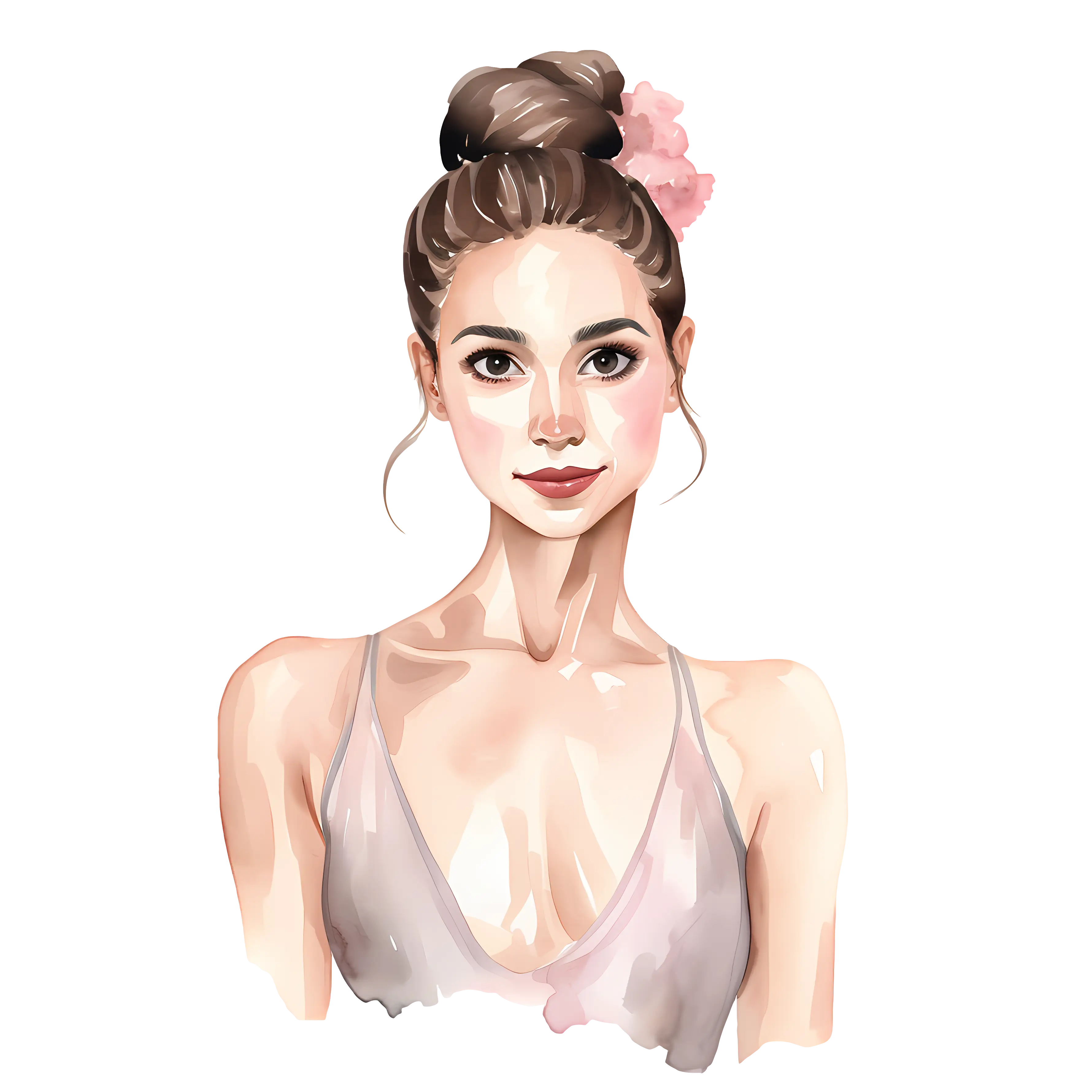 Beautiful Woman Digital Illustration