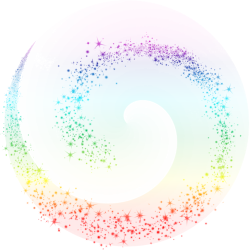 Colorful Sparkling Circle Design