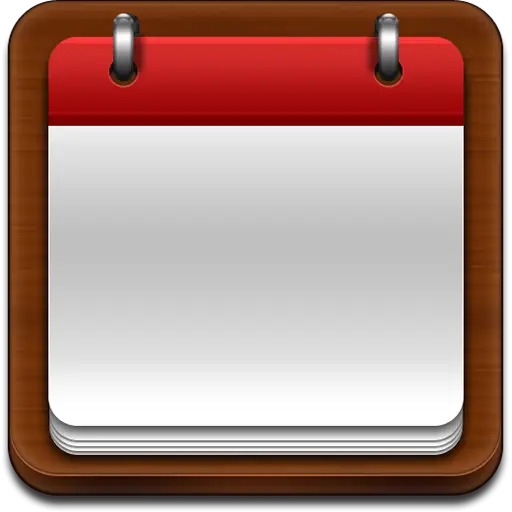 Wooden Frame Calendar Icon