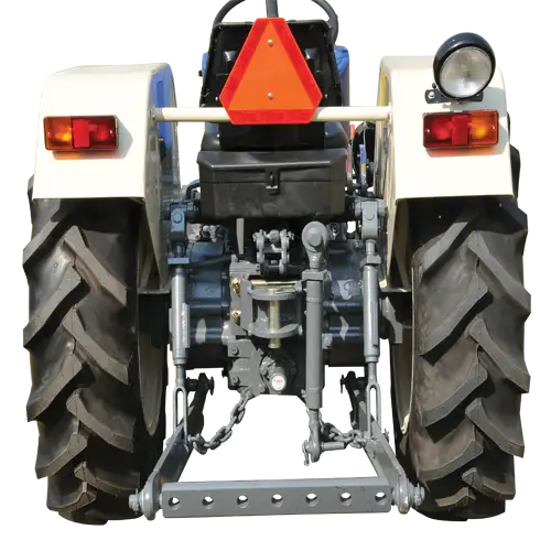 Back View of a Tractor for Agricultural Use