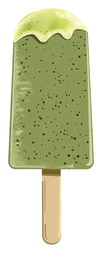 Green Speckled Popsicle