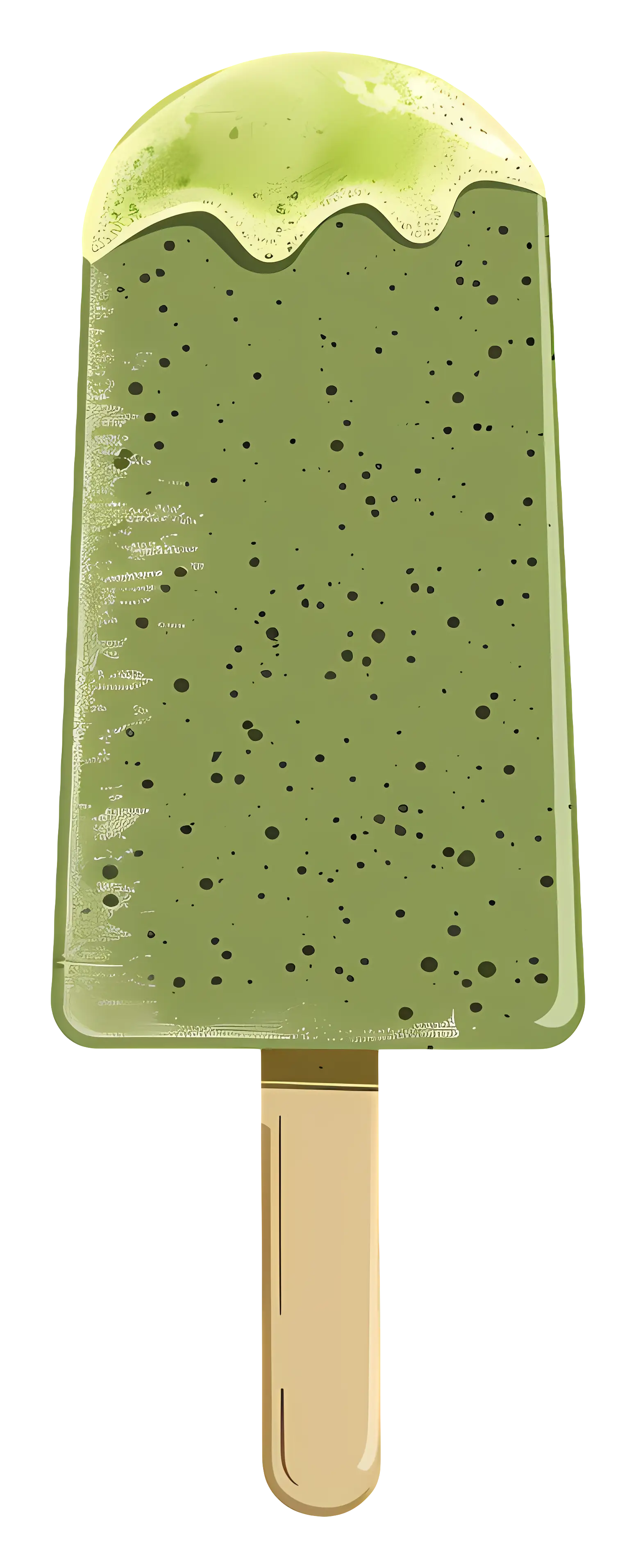 Green Speckled Popsicle