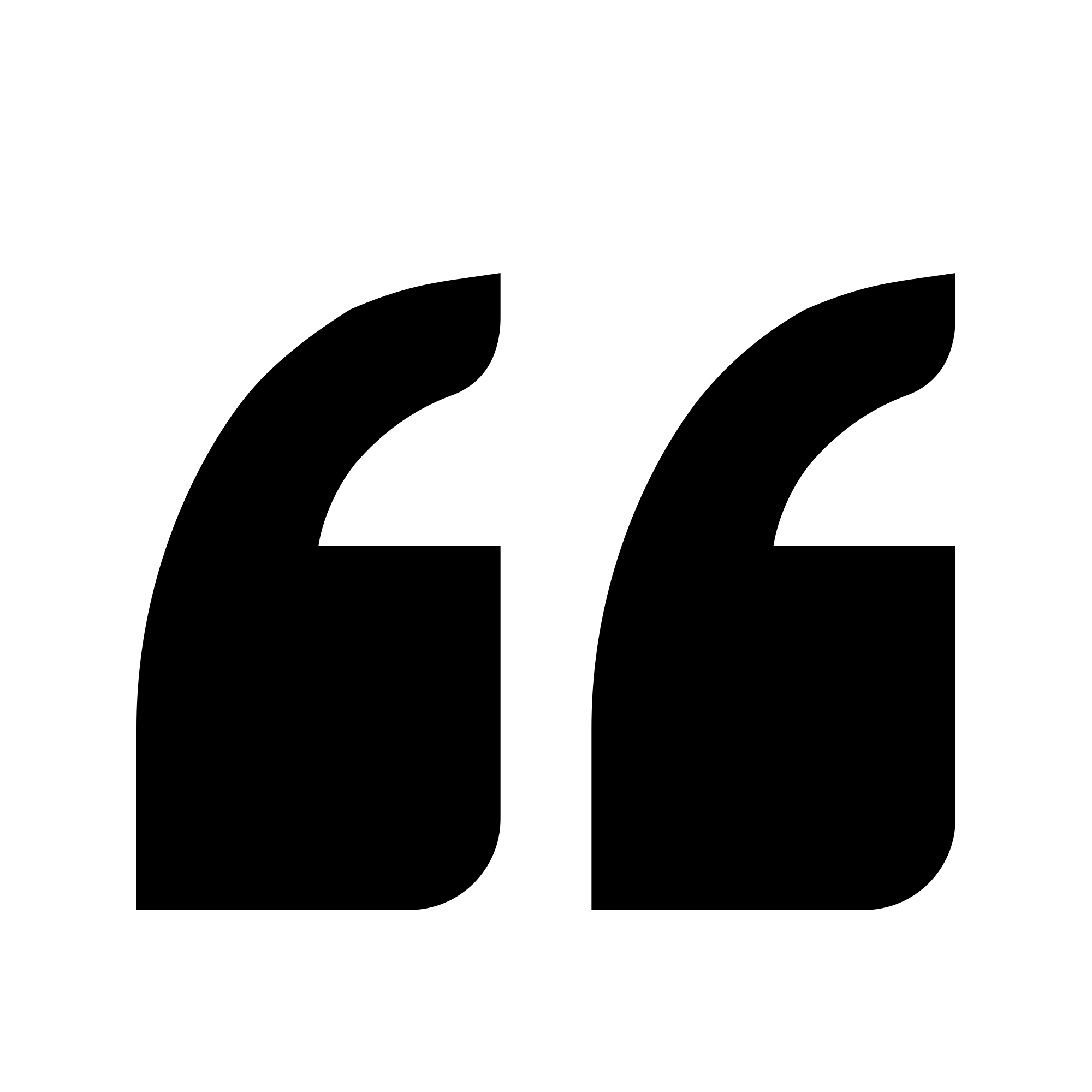 Black Double Quotation Mark Symbol