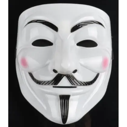 White Guy Fawkes Mask