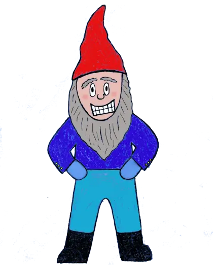 Cartoon Gnome Drawing