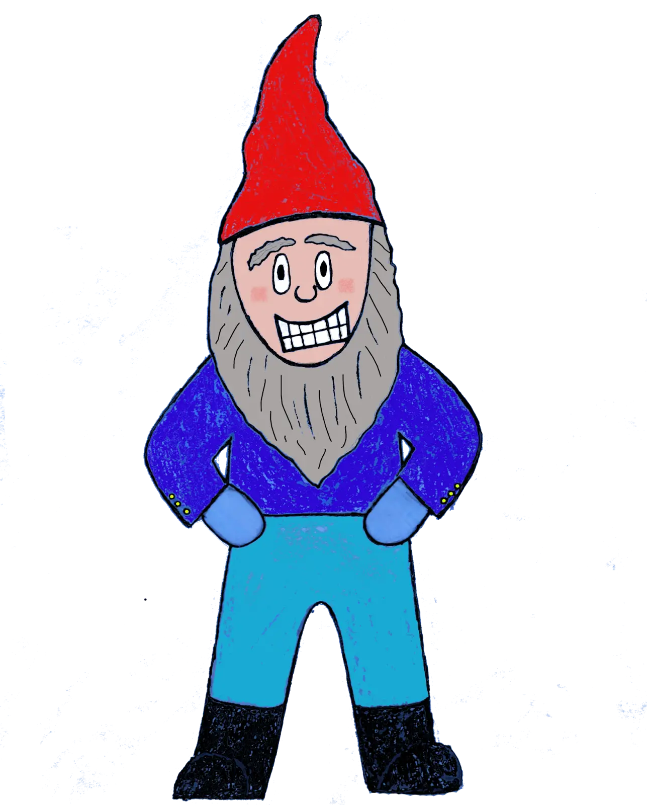Cartoon Gnome Drawing