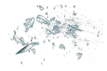 Shattered Broken Glass