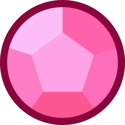 Shiny Pink Gemstone