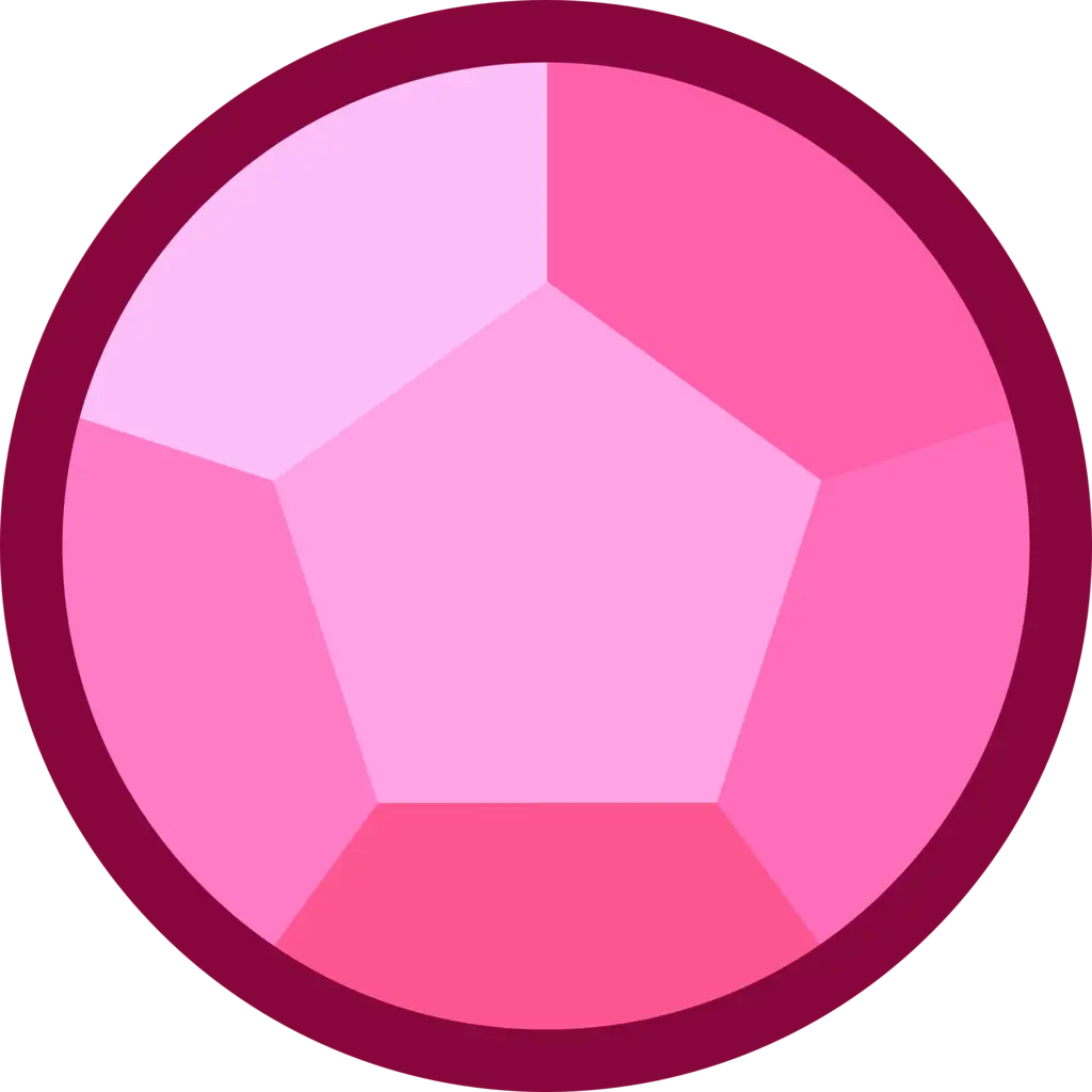 Shiny Pink Gemstone
