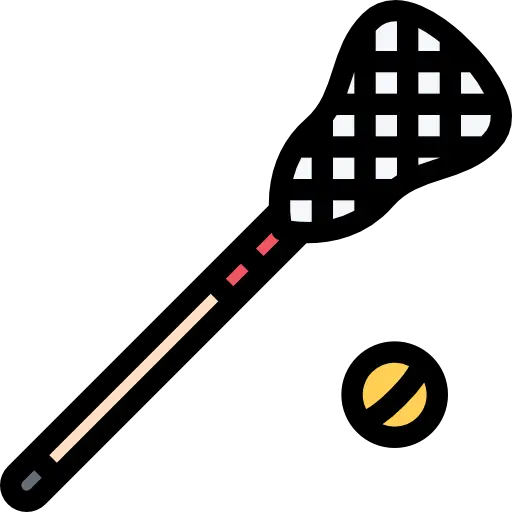 Lacrosse Stick and Ball Icon