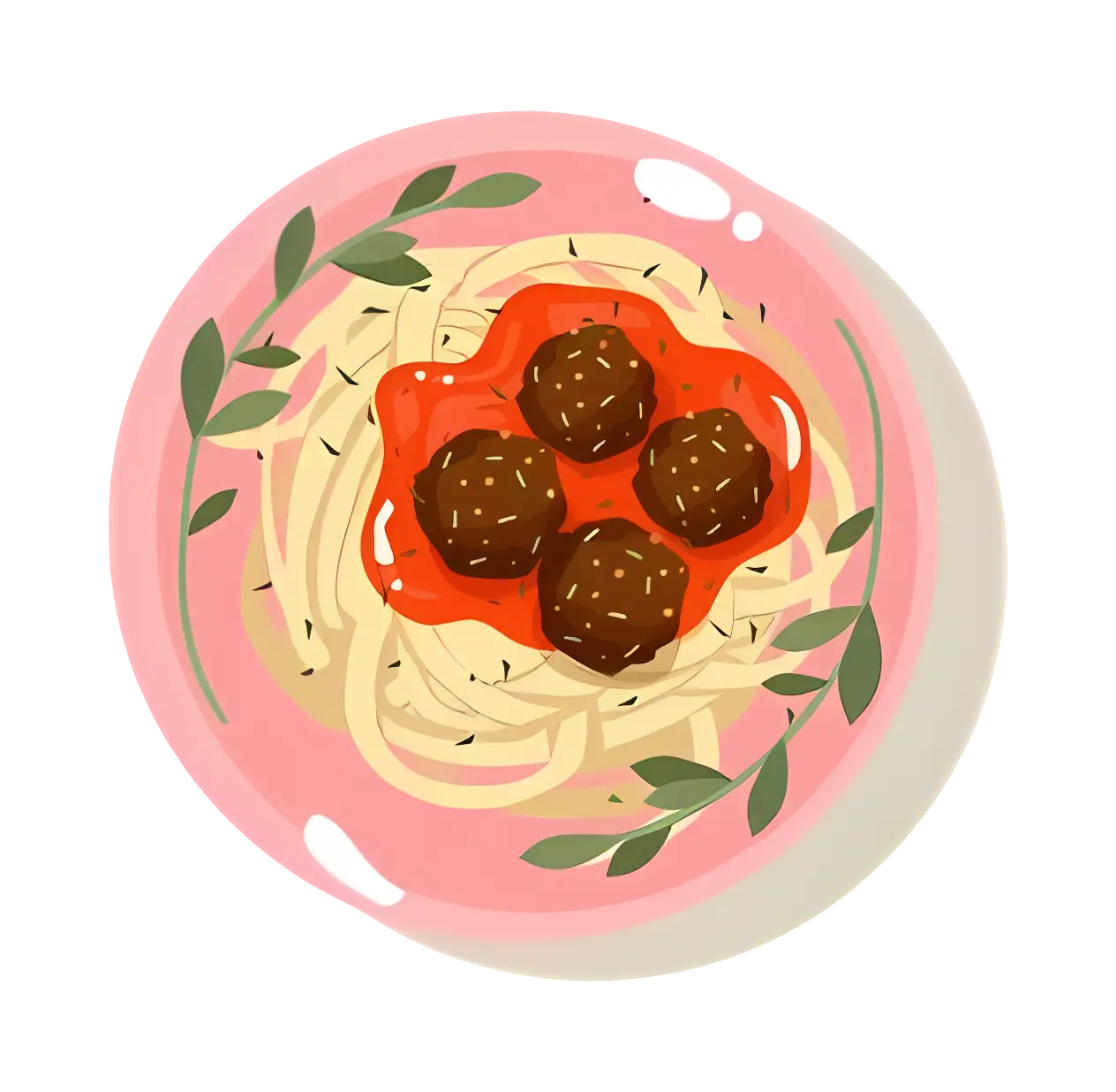 Spaghetti and Meatballs with Tomato Sauce