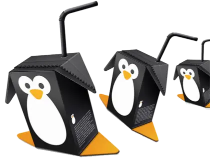 Fun Penguin Juice Boxes for Kids