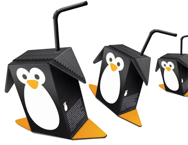 Fun Penguin Juice Boxes for Kids