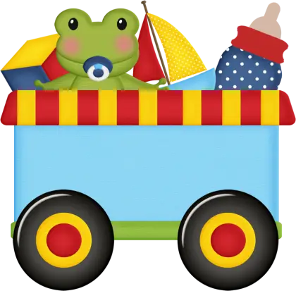 Colorful Toy Cart