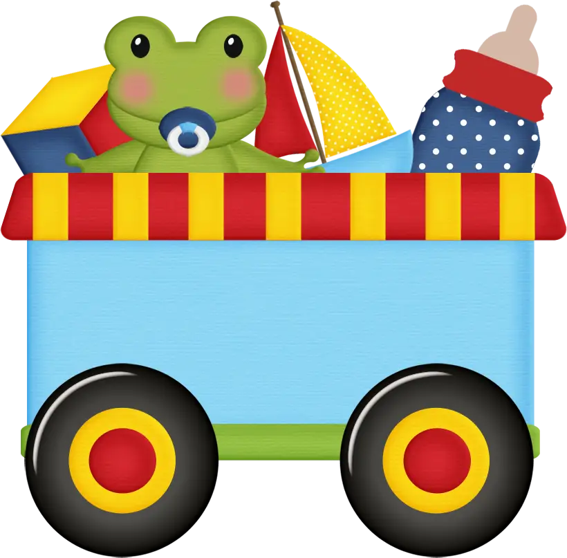 Colorful Toy Cart