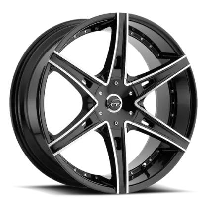 Modern Black Car Rim Design