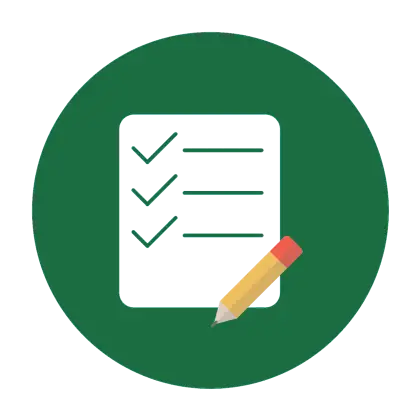 Checklist and Pencil Icon