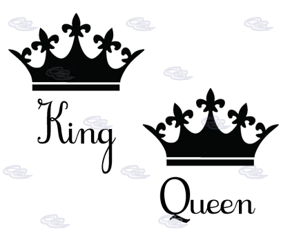Royal King and Queen Crowns