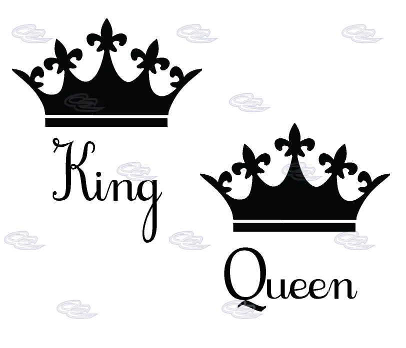 Royal King and Queen Crowns