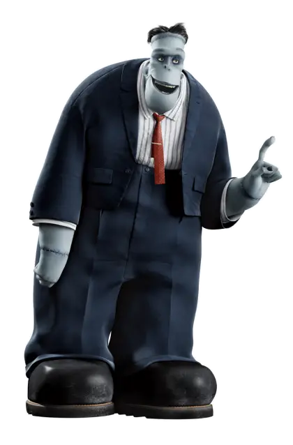 Funny Animated Character in Suit