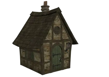 Small Medieval Stone House Design