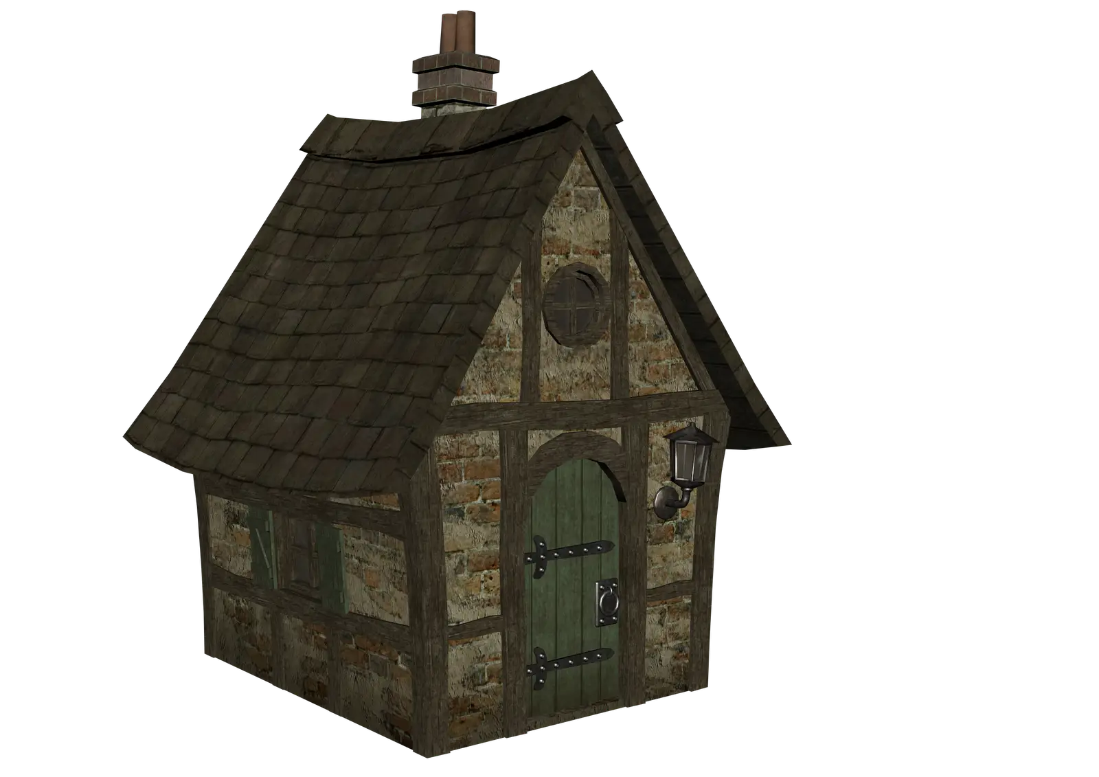 Small Medieval Stone House Design