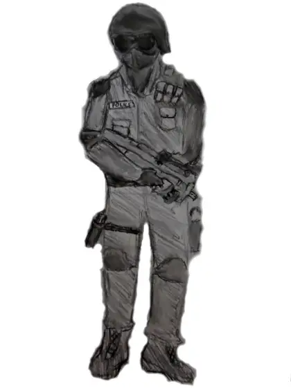 Police Officer Sketch