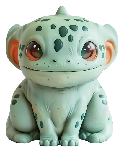 Green Creature with Spots