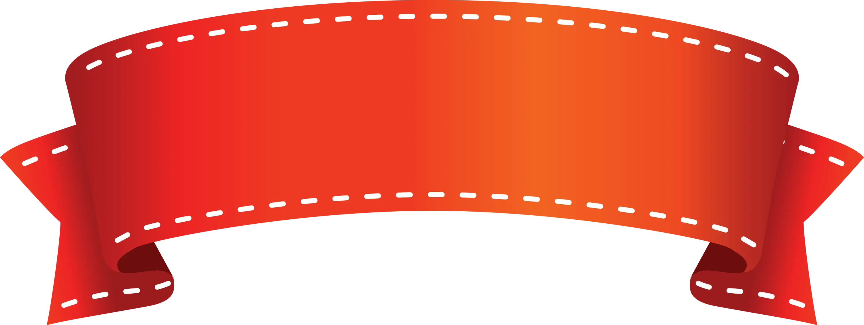 Red Ribbon Banner Graphic