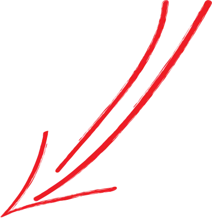 Red Arrow Symbol for Direction
